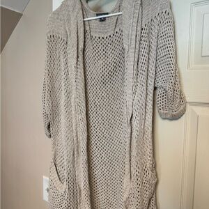 Eddie Bauer Beige Knit Sweater